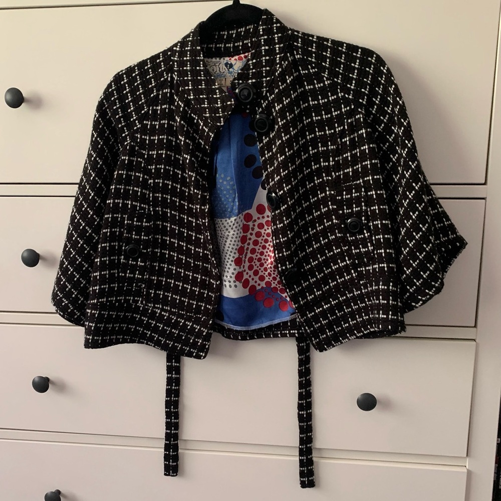 Button Up Poncho